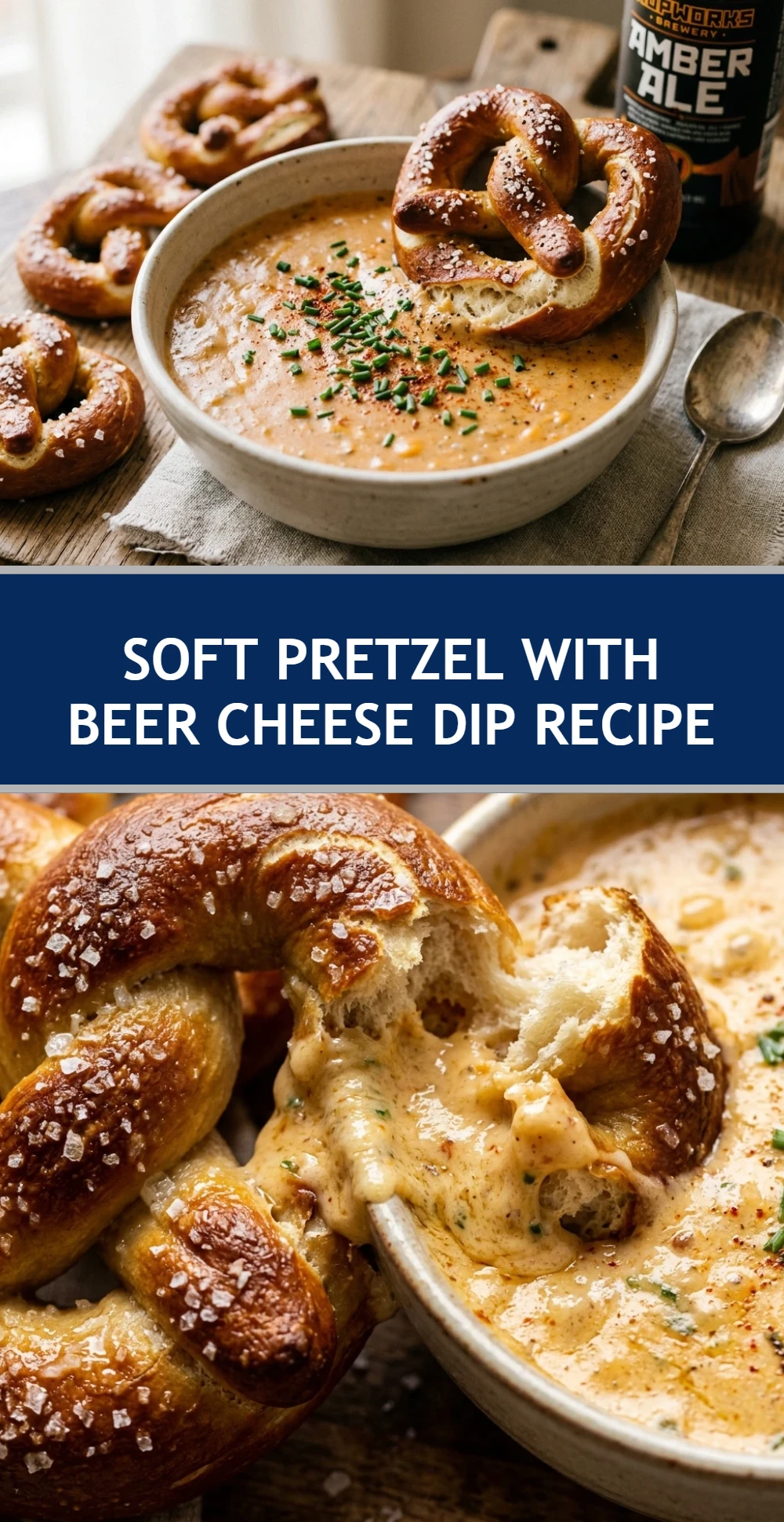 Soft Pretzel With Beer Cheese Dip Recipe