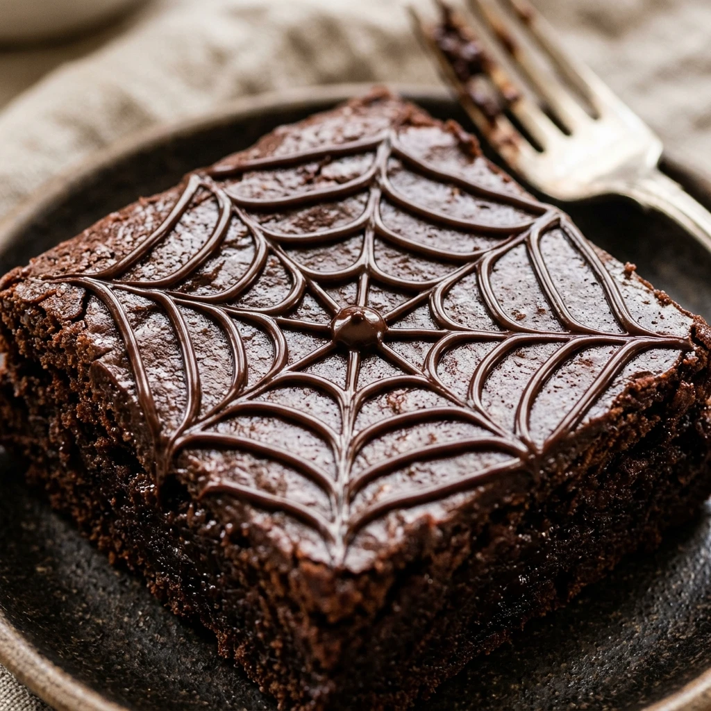 Spider Web Brownies Recipe