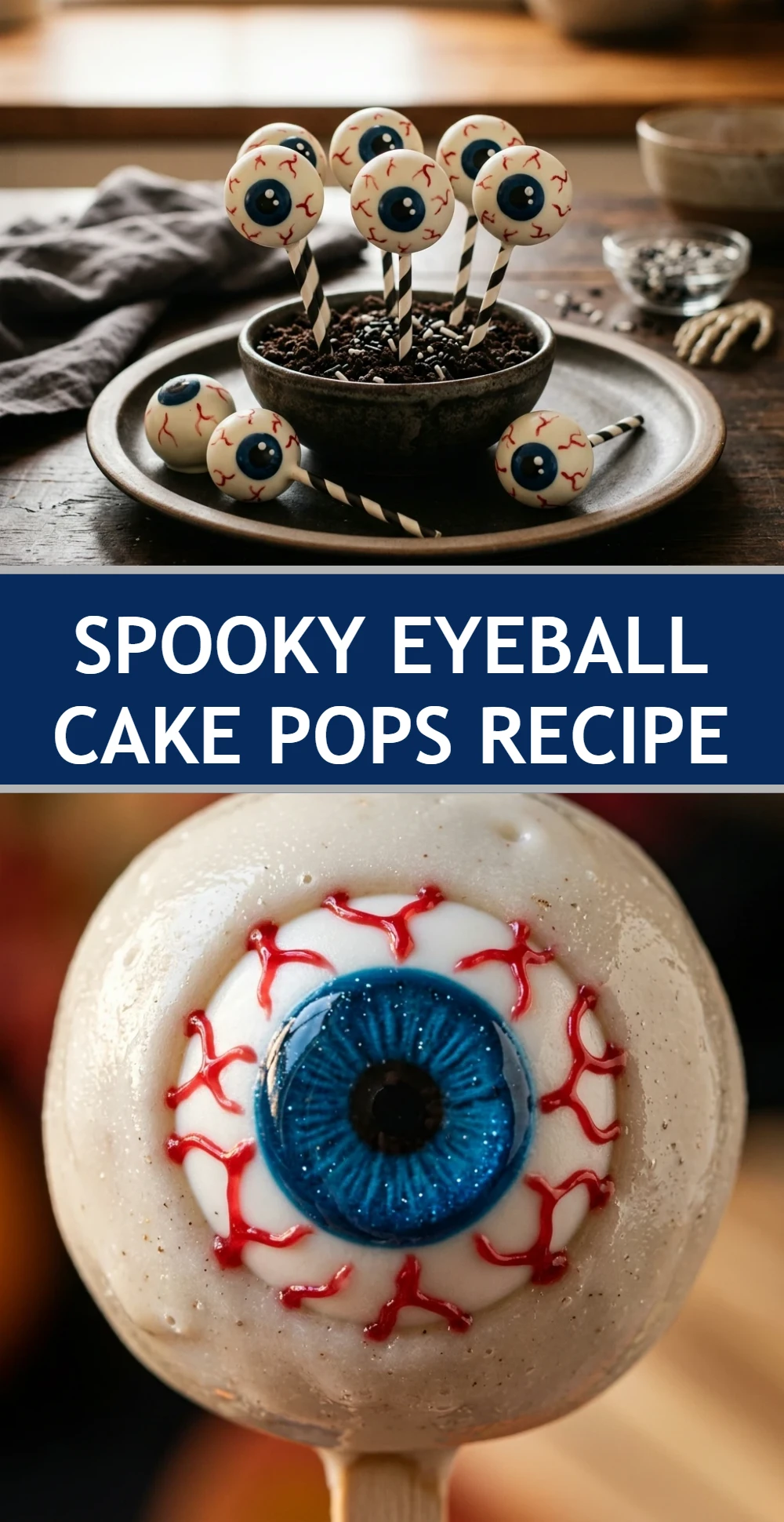 Spooky Eyeball Cake Pops Recipe