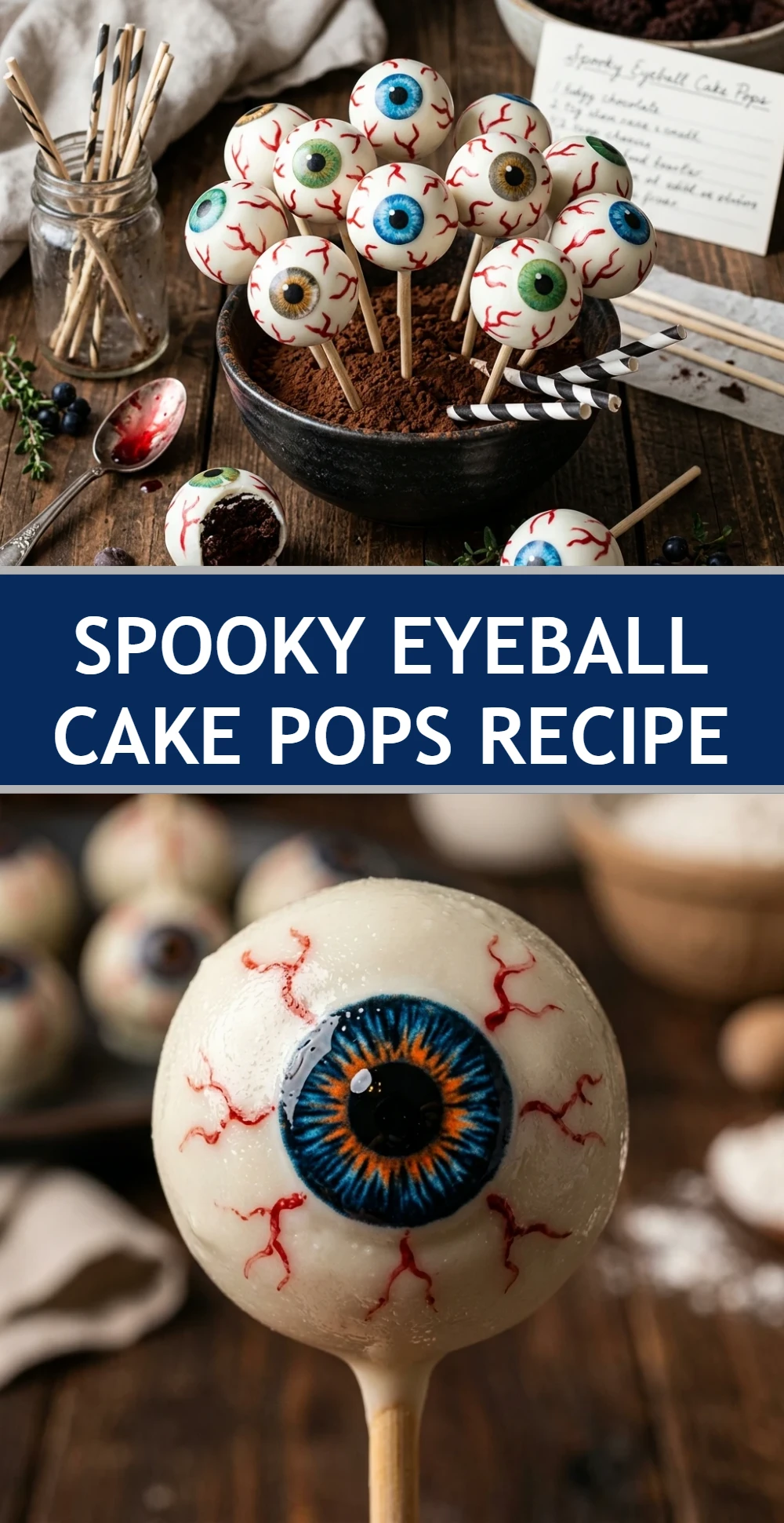 Spooky Eyeball Cake Pops Recipe