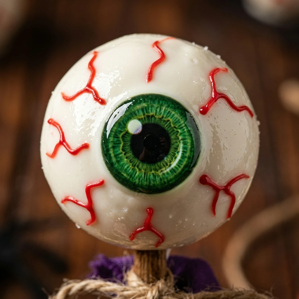 Spooky Eyeball Cake Pops Recipe