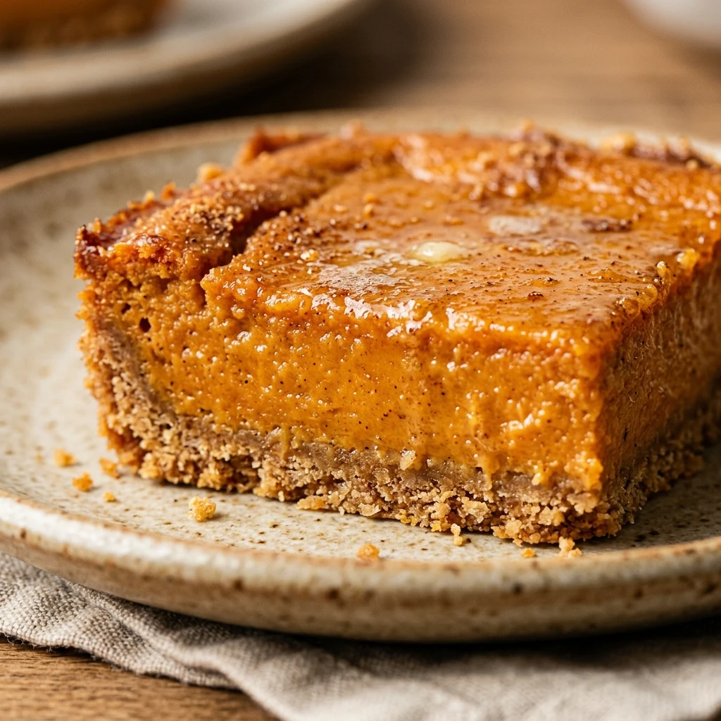 Sweet Potato Pie Bars Recipe