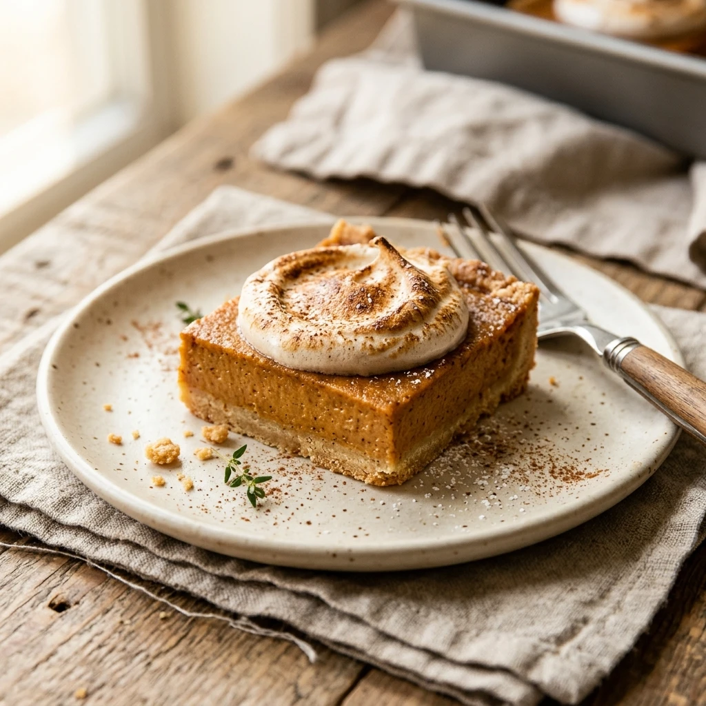 Sweet Potato Pie Bars Recipe