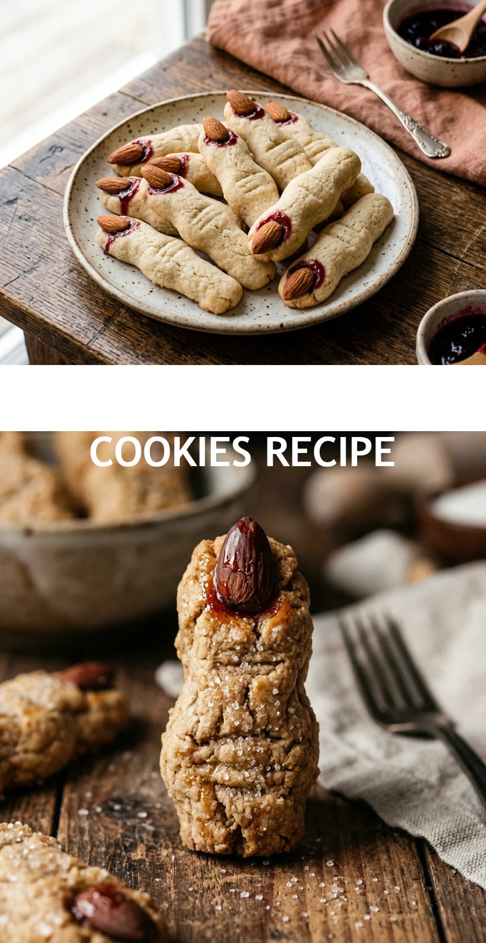 Witch Finger Sugar Cookies Recipe