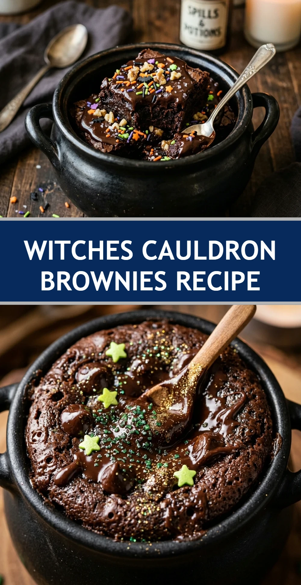 Witches Cauldron Brownies Recipe