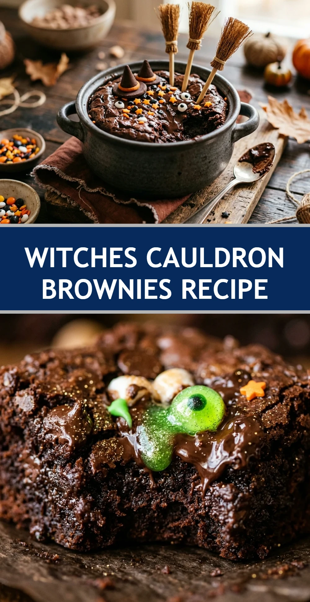 Witches Cauldron Brownies Recipe