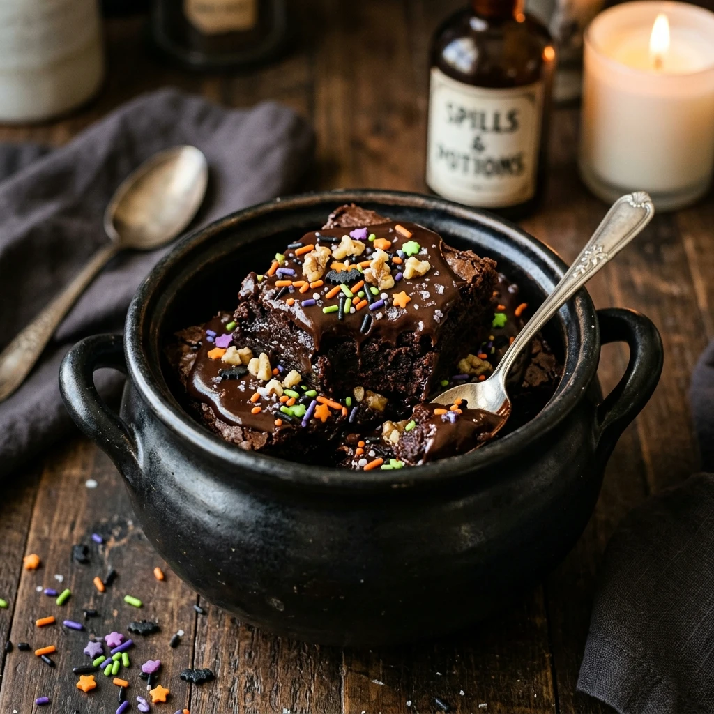 Witches Cauldron Brownies Recipe