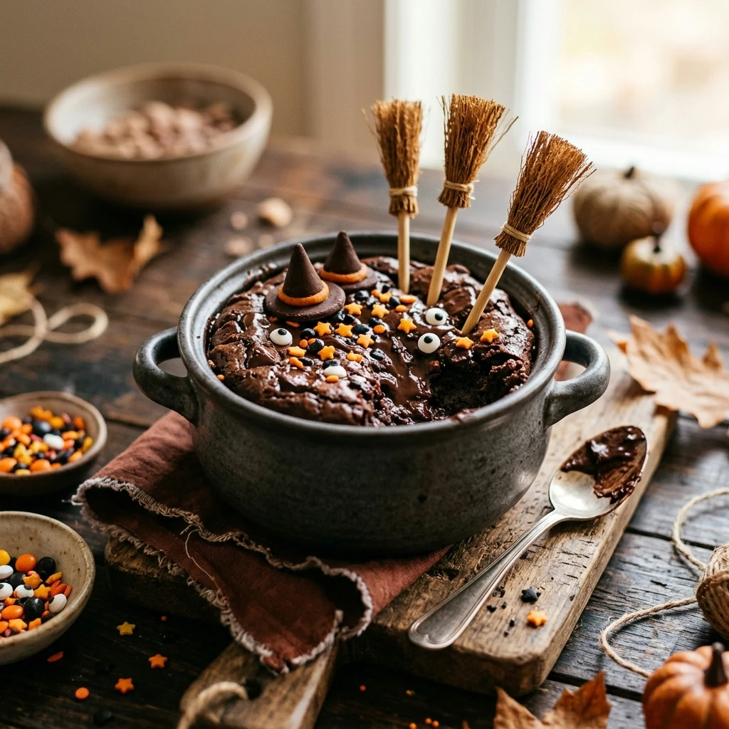 Witches Cauldron Brownies Recipe
