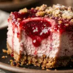 Zombie Brain Raspberry Cheesecake Bars