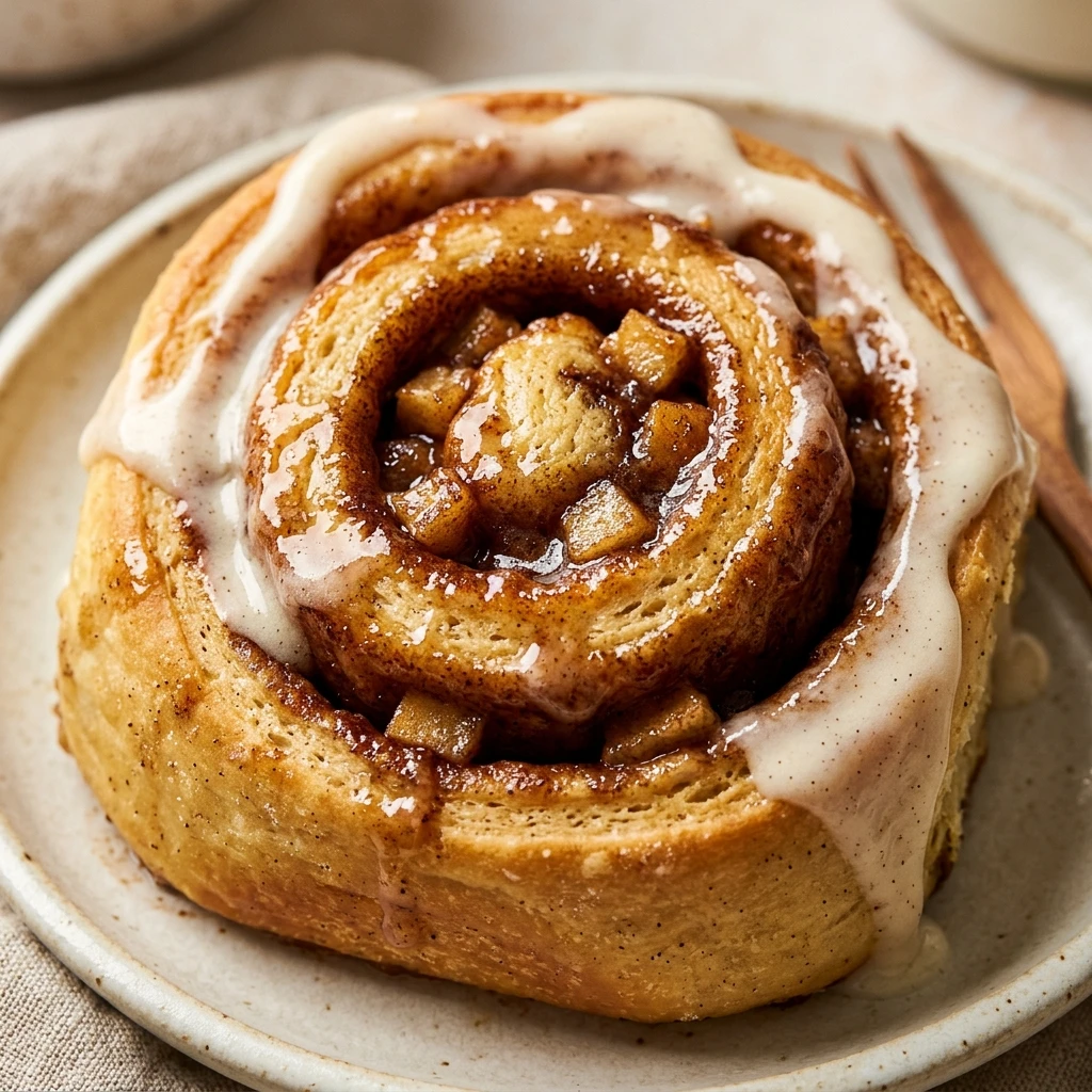 Air Fryer Apple Cinnamon Rolls Fall Breakfast