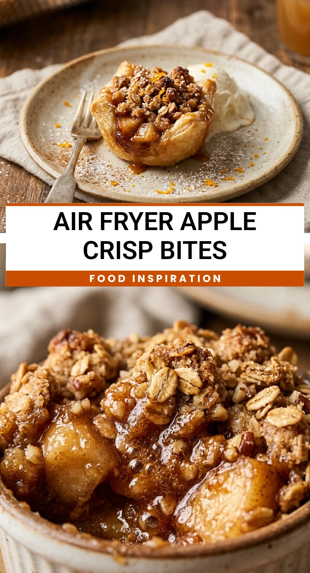 Air Fryer Apple Crisp Bites