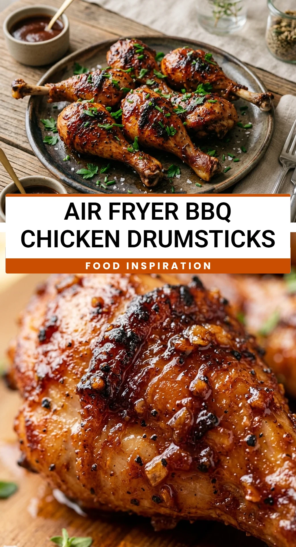 Air Fryer BBQ Chicken Drumsticks