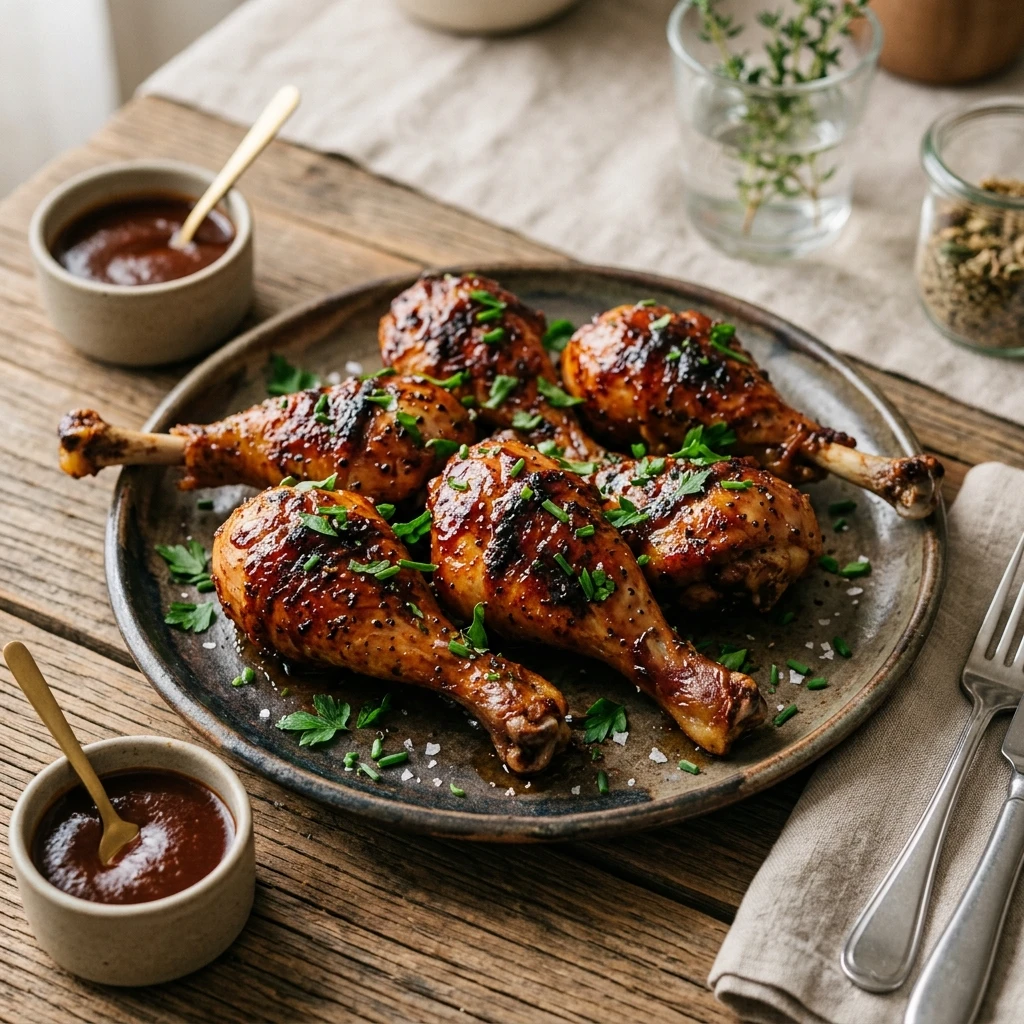 Air Fryer BBQ Chicken Drumsticks
