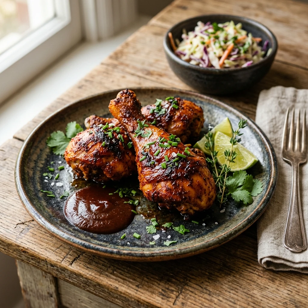 Air Fryer BBQ Chicken Drumsticks