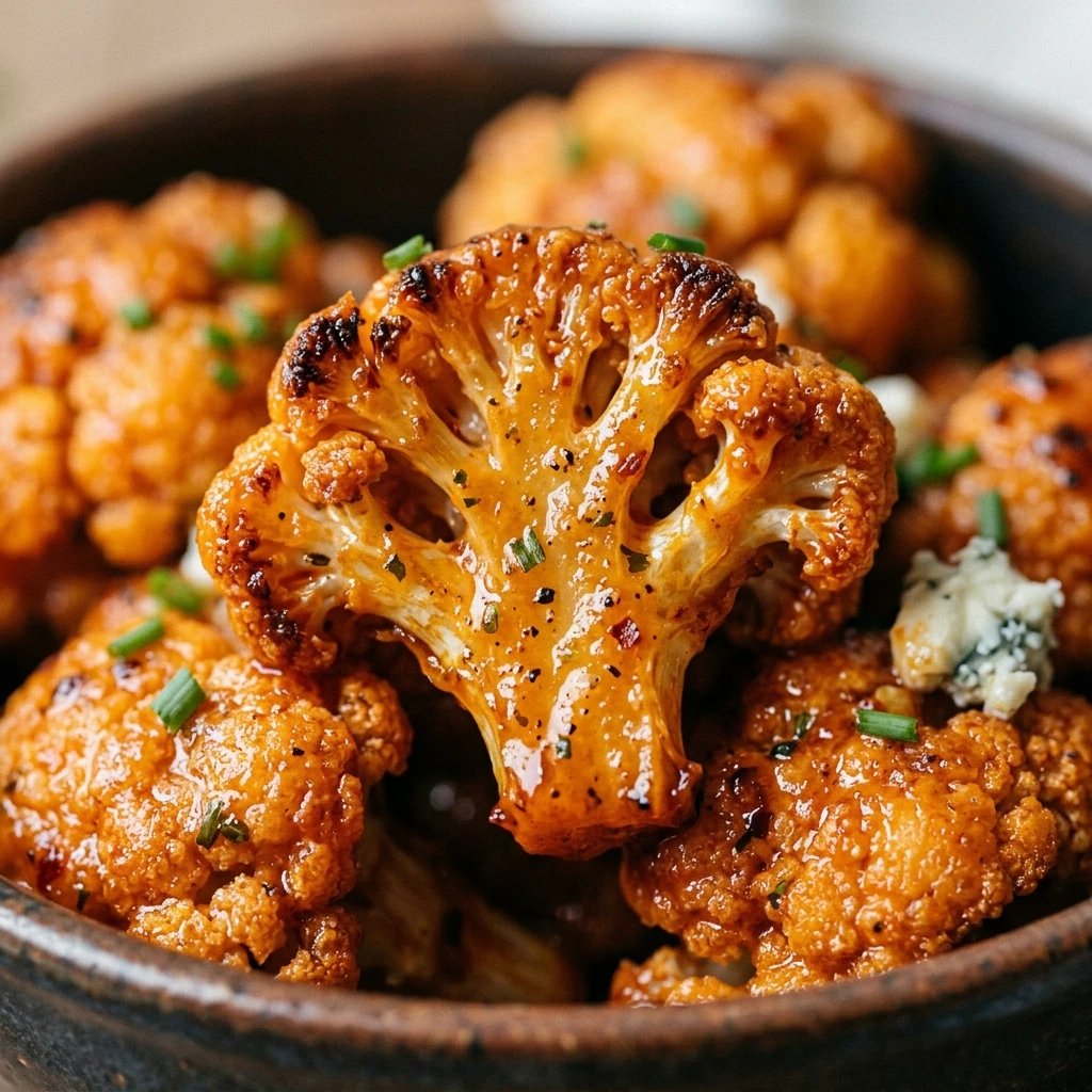 Air Fryer Buffalo Cauliflower Bites