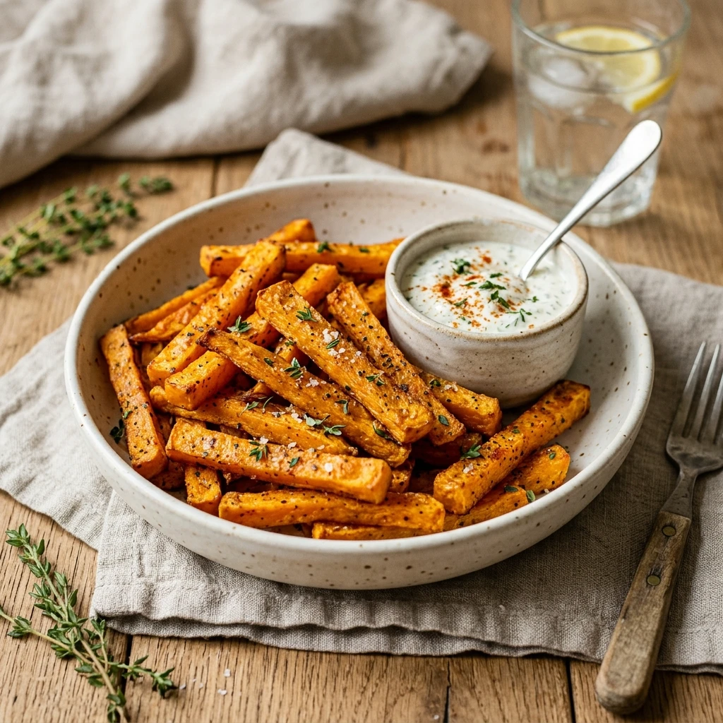 Air Fryer Butternut Squash Fries Healthy