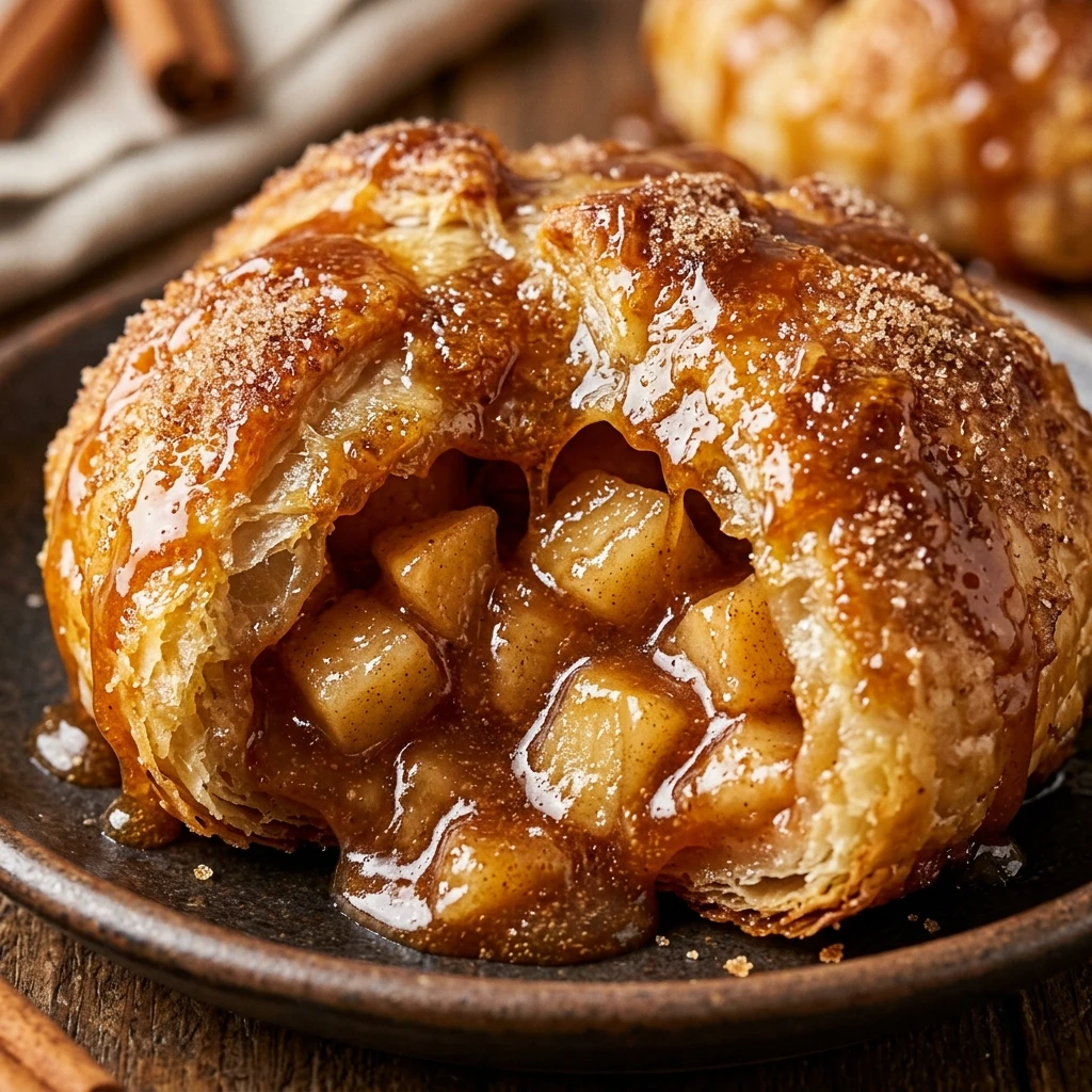 Air Fryer Caramel Apple Bombs Fall
