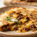 Air Fryer Cheesy Ground Beef Quesadillas