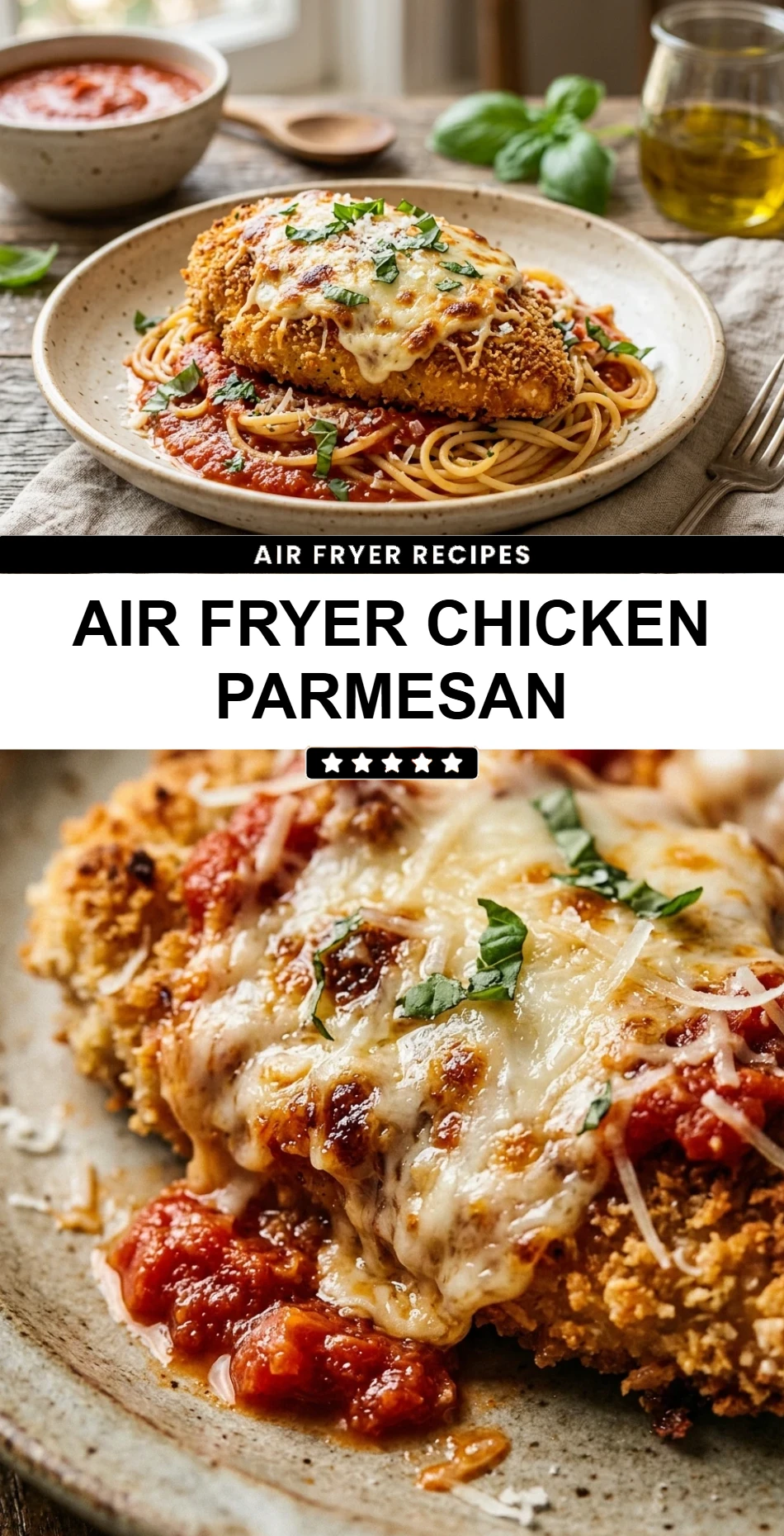 Air Fryer Chicken Parmesan