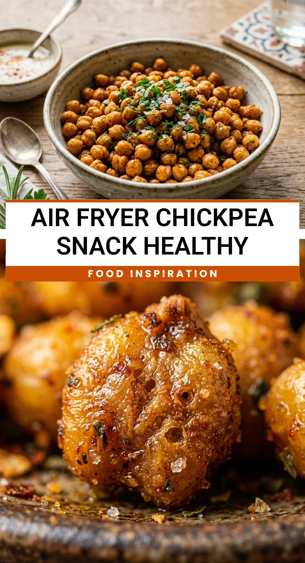 Air Fryer Chickpea Snack Healthy