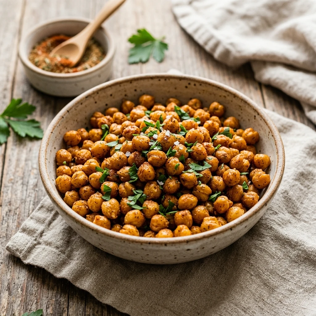 Air Fryer Chickpea Snack Healthy