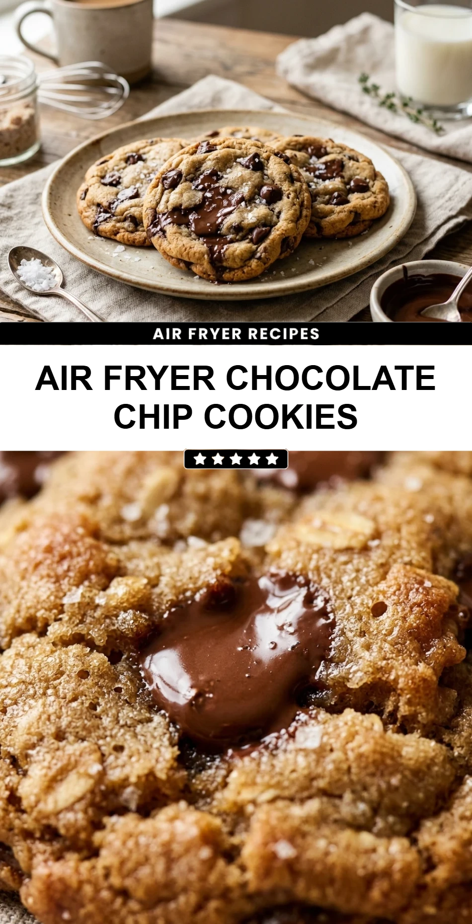 Air Fryer Chocolate Chip Cookies