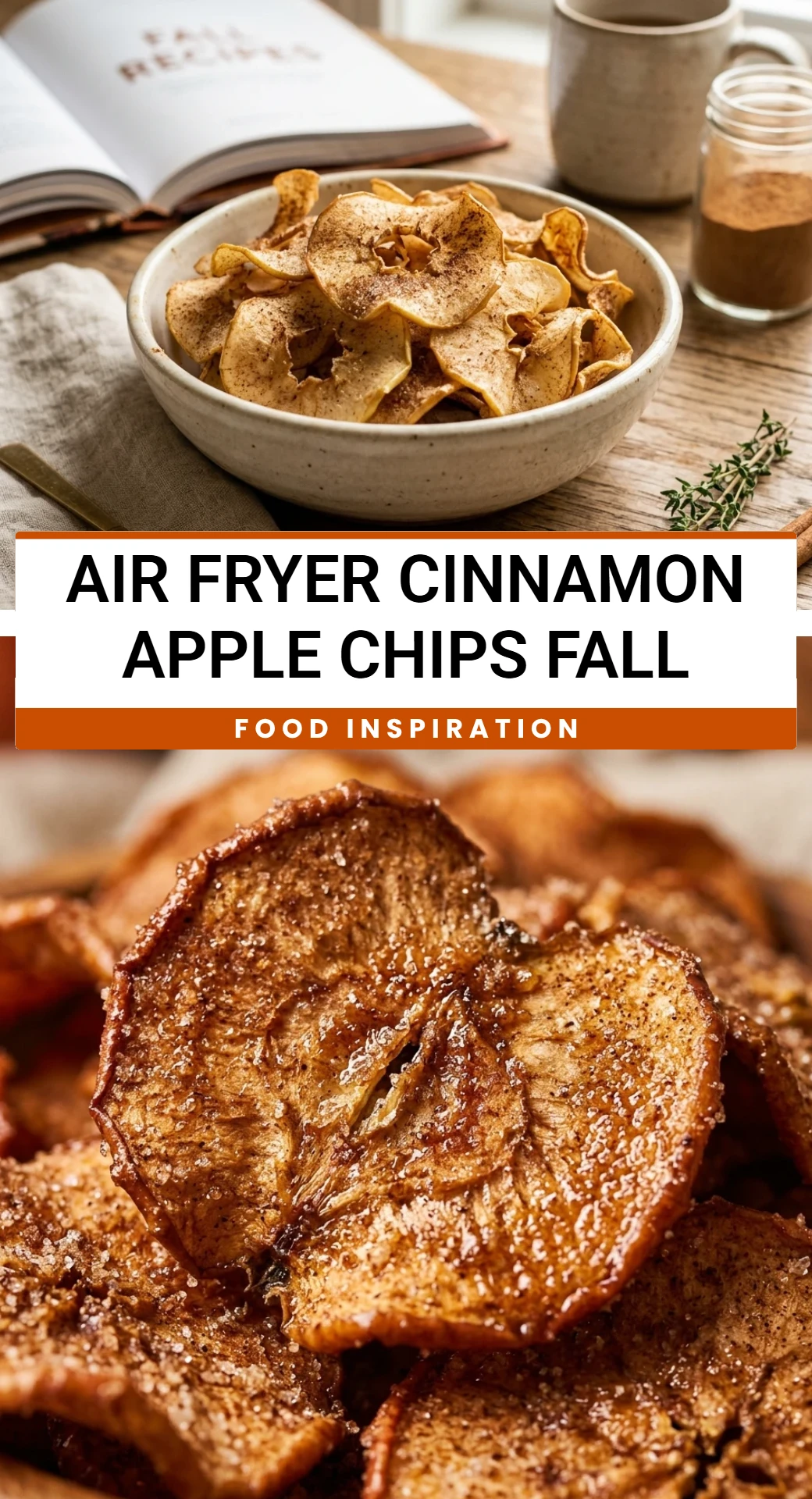 Air Fryer Cinnamon Apple Chips Fall