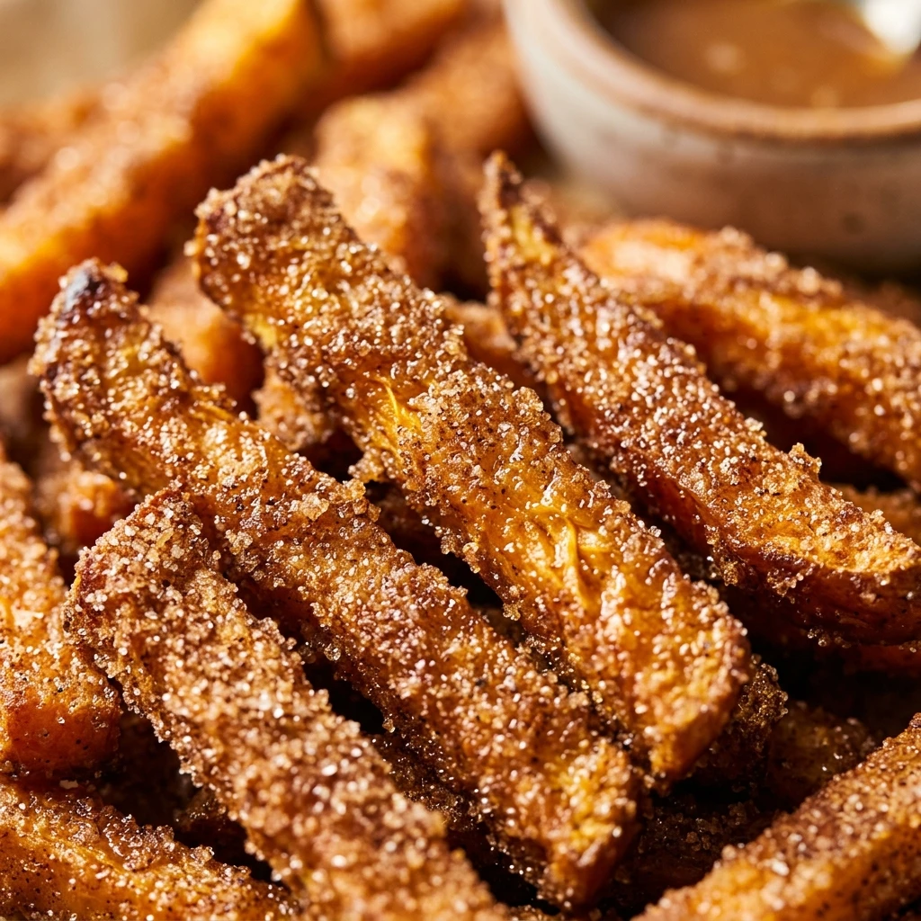 Air Fryer Cinnamon Sugar Pumpkin Fries