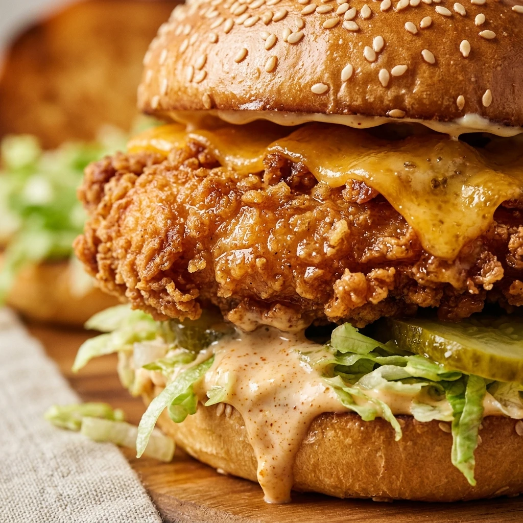 Air Fryer Crispy Chicken Sandwich