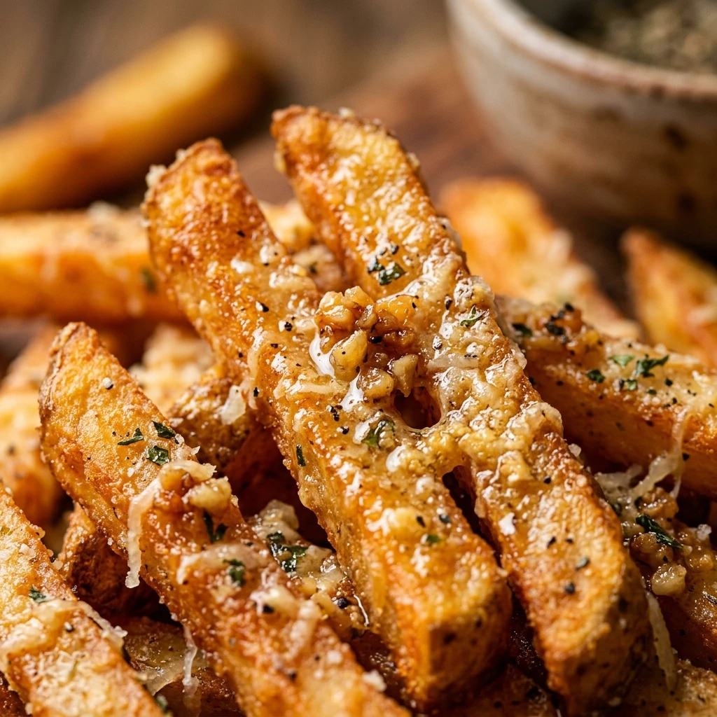 Air Fryer Garlic Parmesan Fries