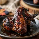 Air Fryer Halloween Bat Wings BBQ