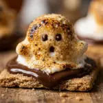 Air Fryer Halloween Ghost S'mores