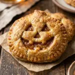 Air Fryer Halloween Jack-O-Lantern Hand Pies