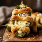 Air Fryer Halloween Mummy Jalapeno Poppers