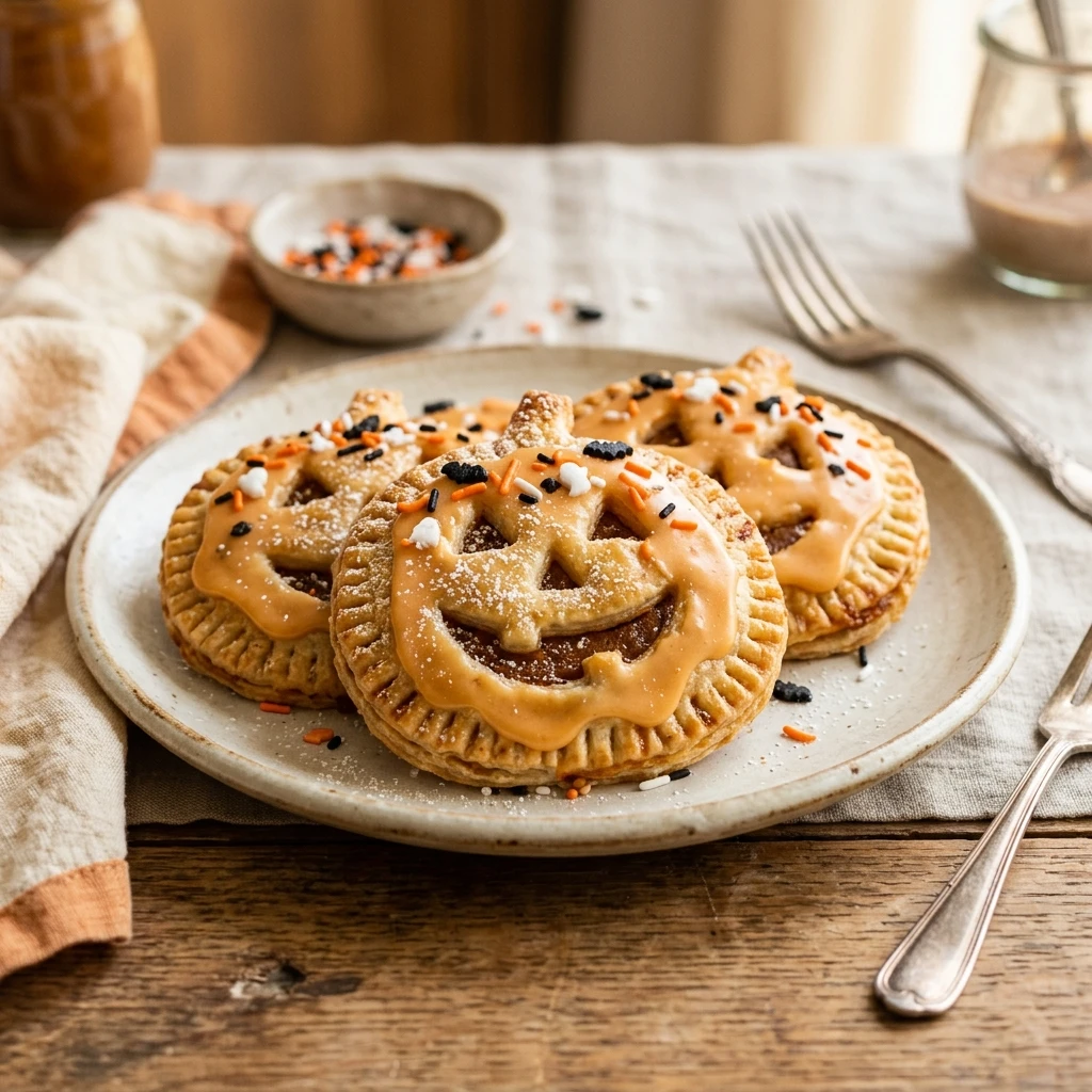 Air Fryer Halloween Pumpkin Pop Tarts