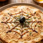 Air Fryer Halloween Spider Web Quesadilla
