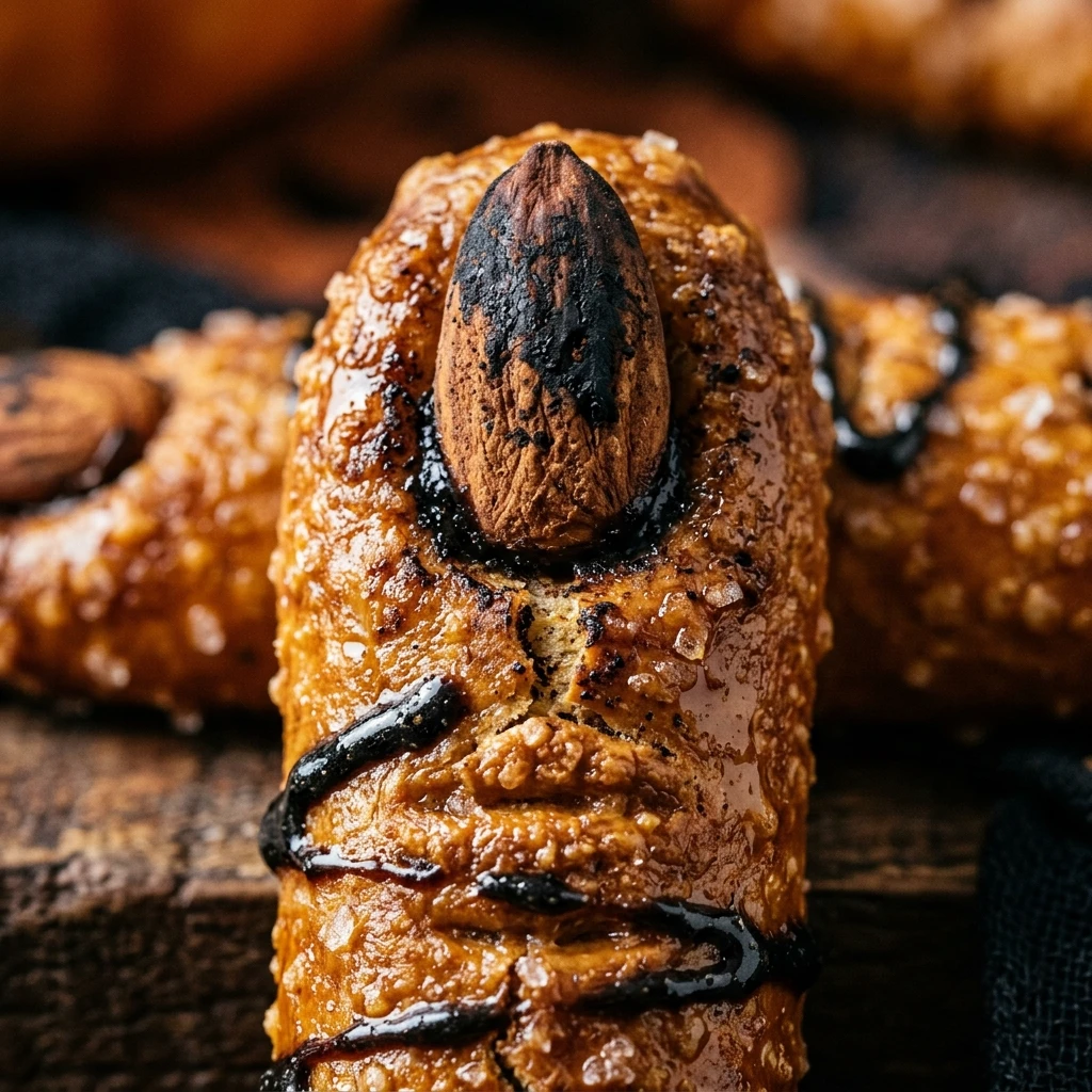 Air Fryer Halloween Witch Finger Pretzels