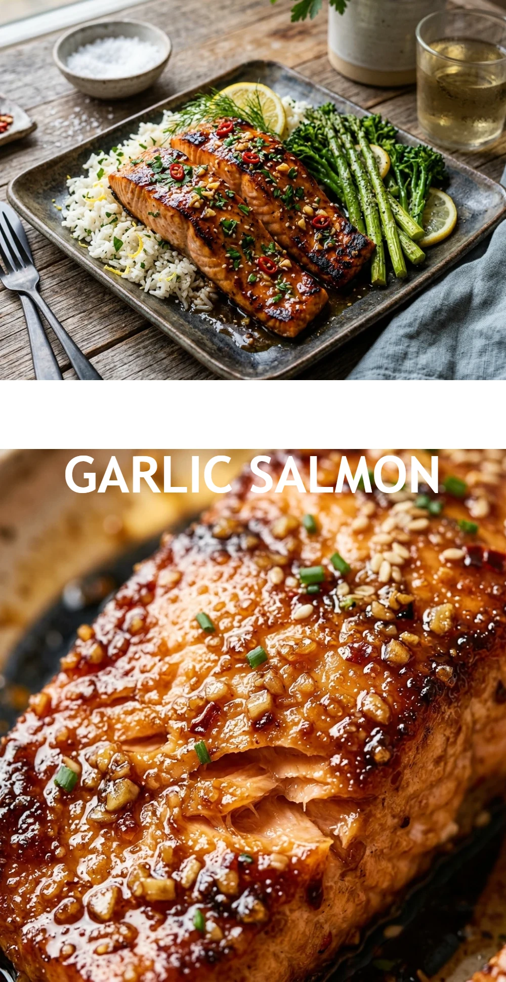 Air Fryer Honey Garlic Salmon