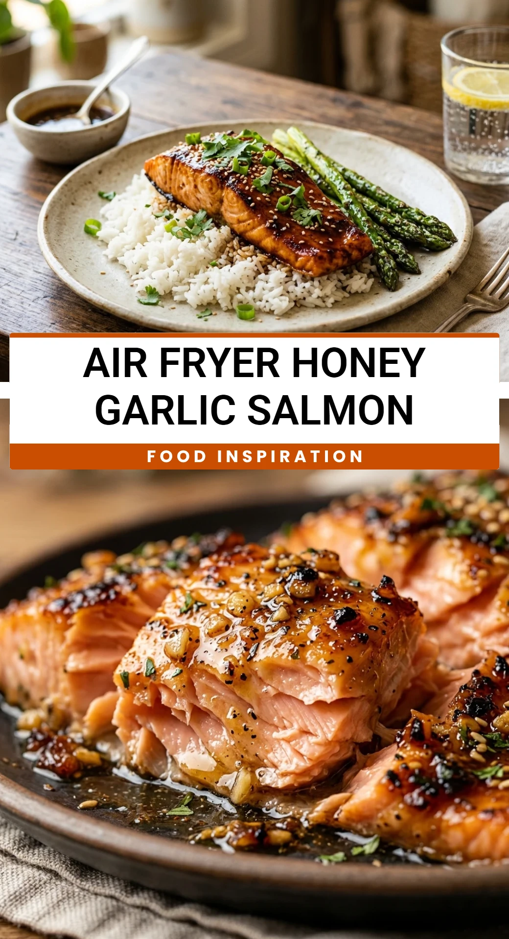 Air Fryer Honey Garlic Salmon