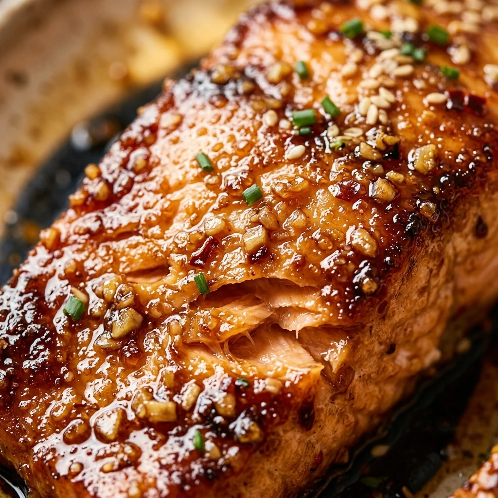 Air Fryer Honey Garlic Salmon