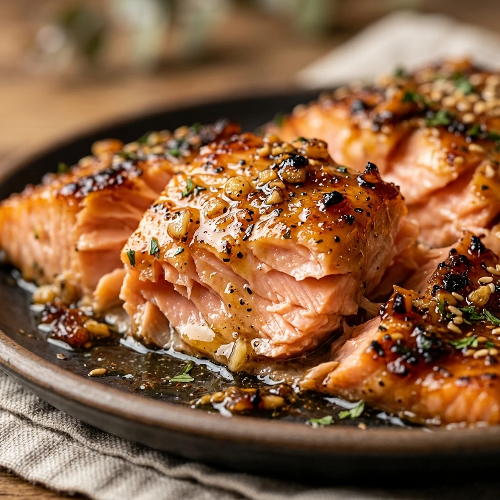 Air Fryer Honey Garlic Salmon