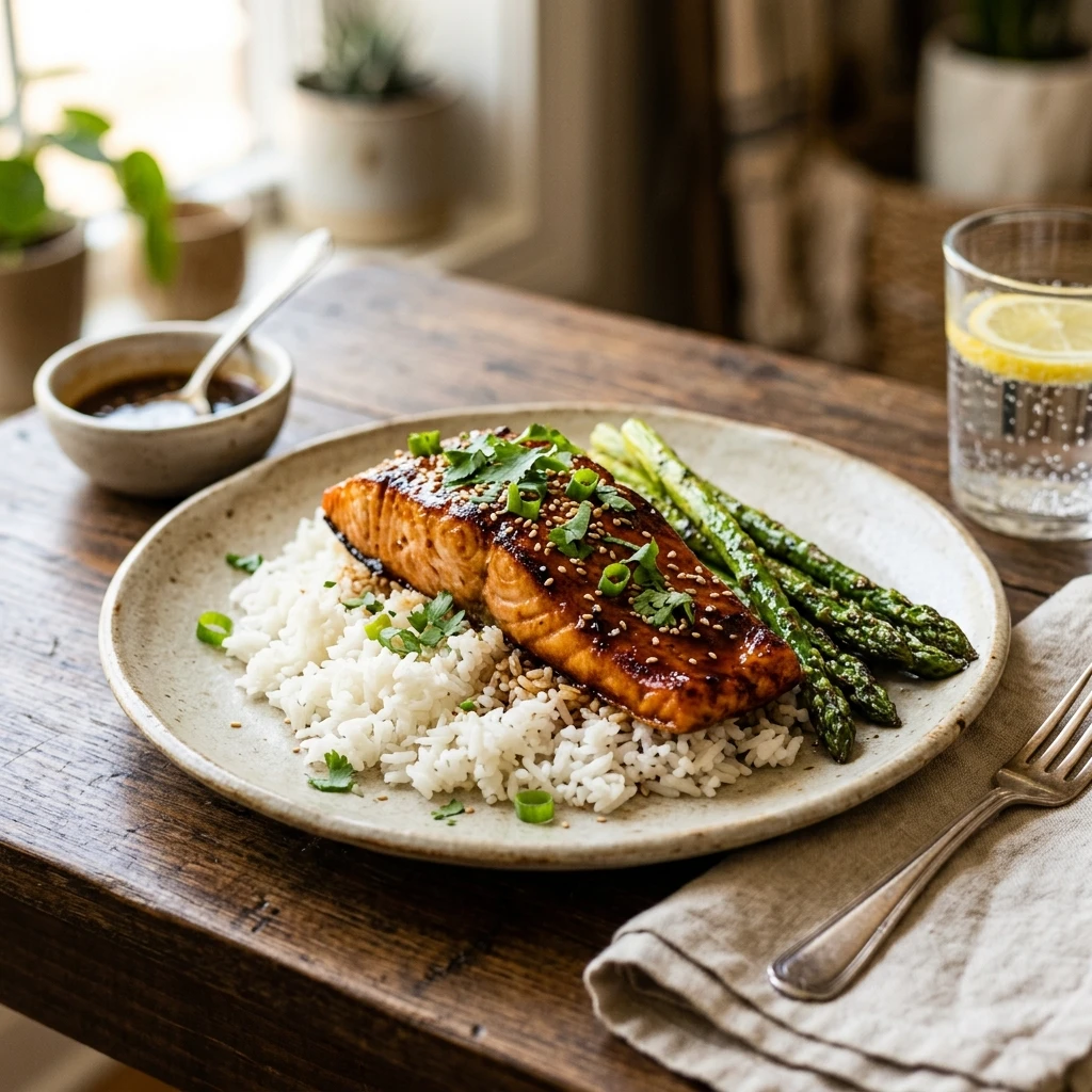 Air Fryer Honey Garlic Salmon