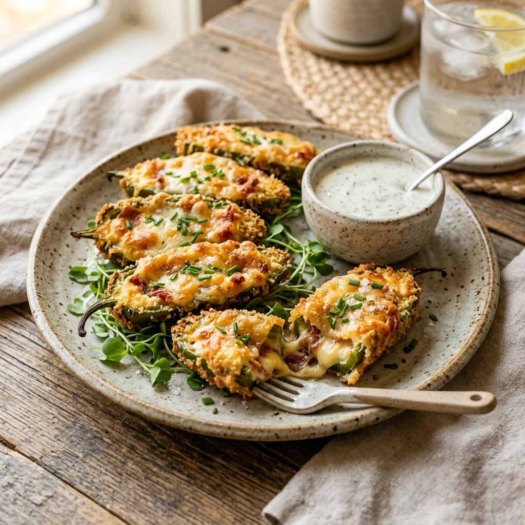 Air Fryer Jalapeno Poppers