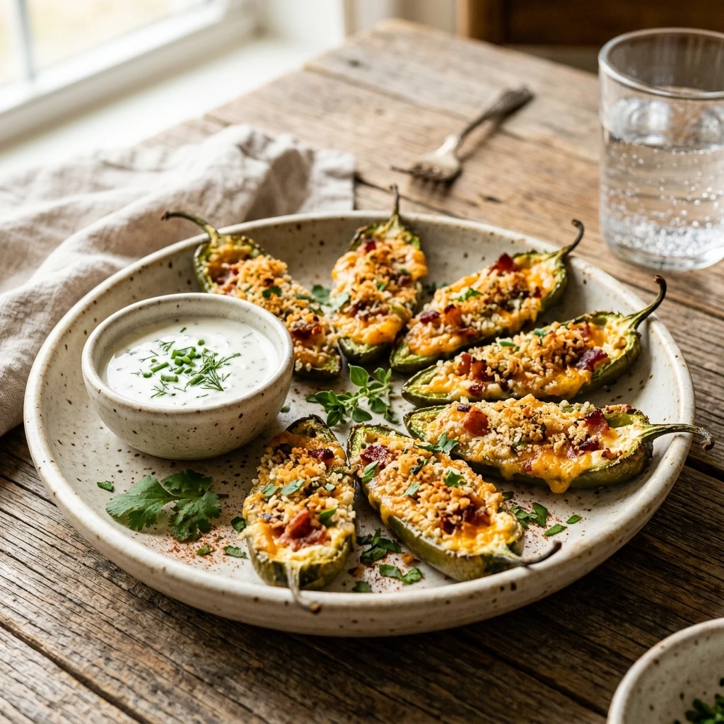 Air Fryer Jalapeno Poppers