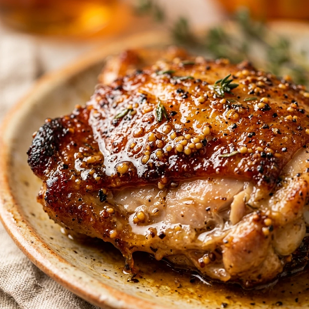 Air Fryer Maple Dijon Chicken Thighs Fall