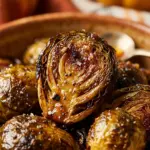 Air Fryer Maple Roasted Brussels Sprouts Fall