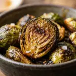 Air Fryer Maple Roasted Brussels Sprouts Fall