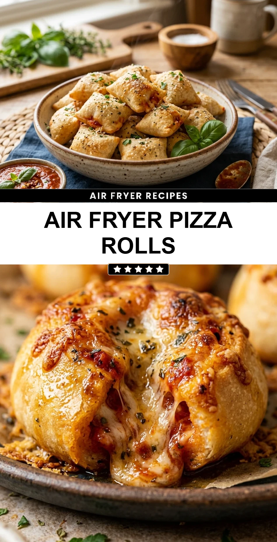 Air Fryer Pizza Rolls