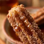 Air Fryer Pumpkin Churros with Maple Glaze