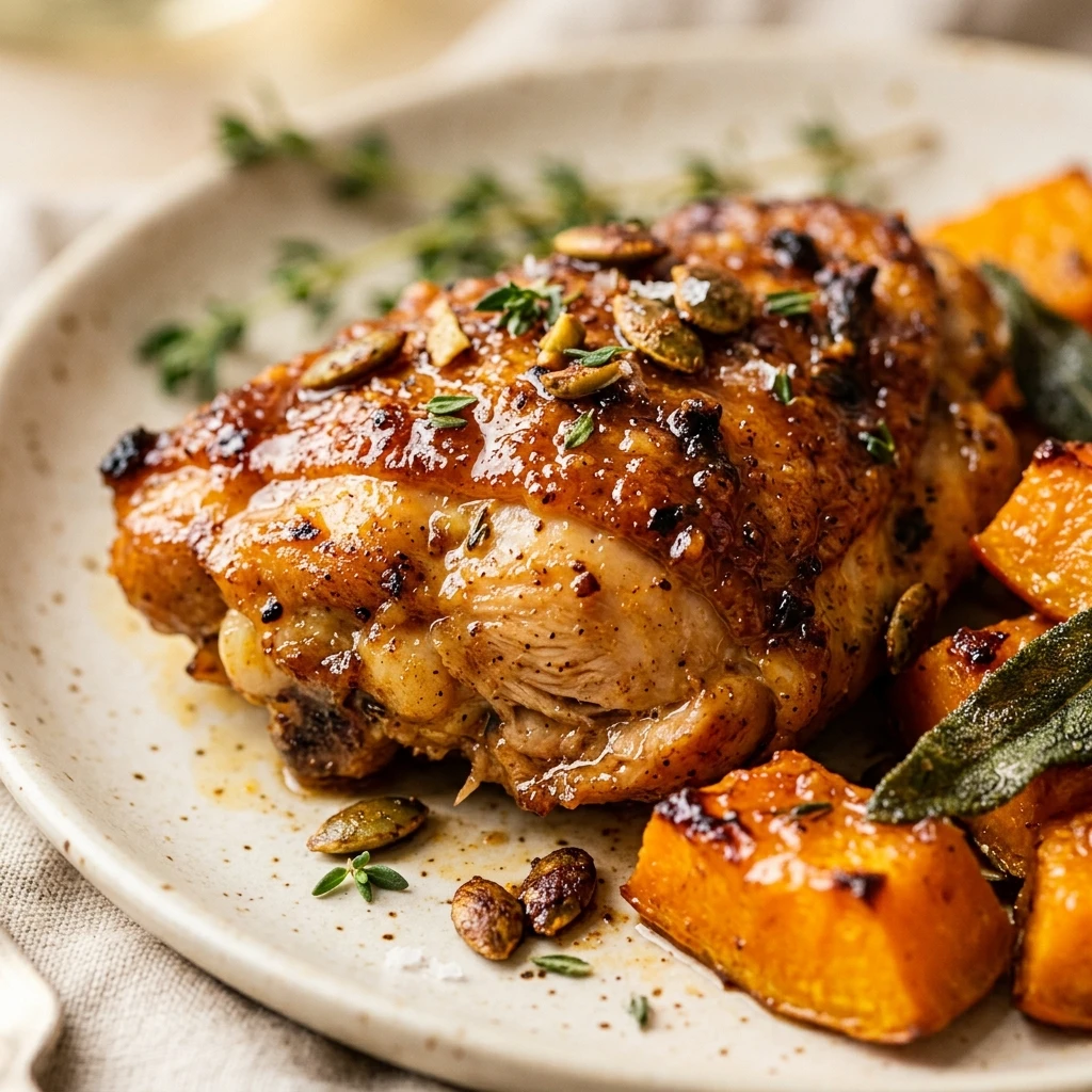 Air Fryer Pumpkin Spice Chicken Dinner